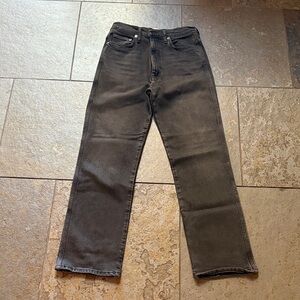 Agolde women’s 27 Straight stretch  Jeans in Washed Black